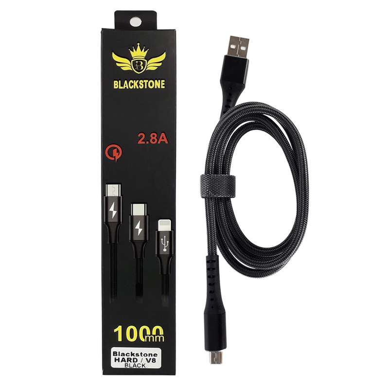 کابل‌ تبدیل USB به MicroUSB بلک استون مدل 2.8 طول 0.6 متر