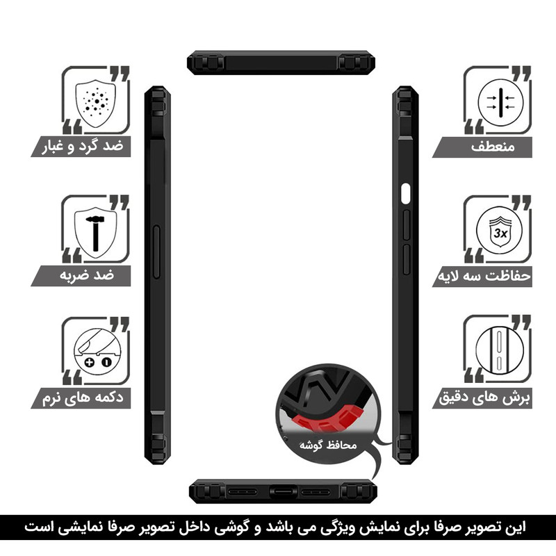 کاور لوکسار مدل a73 -Vetra مناسب برای گوشی موبایل سامسونگ Galaxy A73