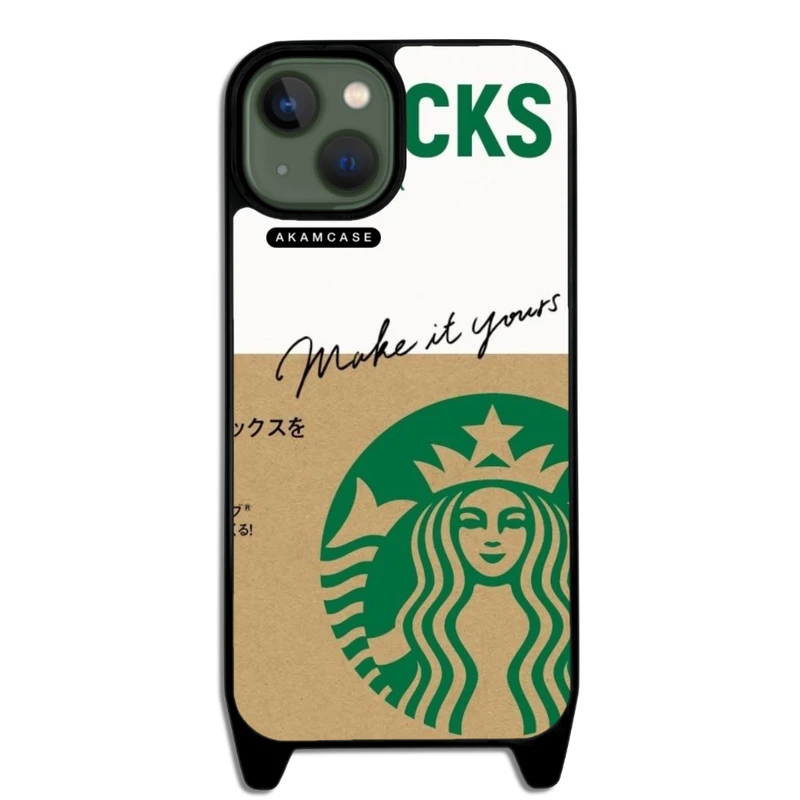 کاور آکام مدل AMCWLA13-STARBUCKS6 مناسب برای گوشی موبایل اپل iPhone 13