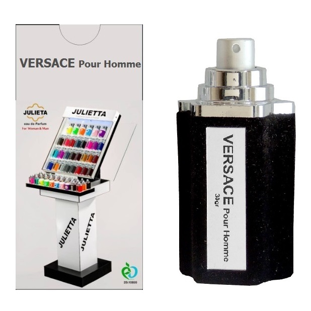  ادو پرفیوم مردانه ژولییتا مدل Versace Pour Homme حجم 30 میلی لیتر