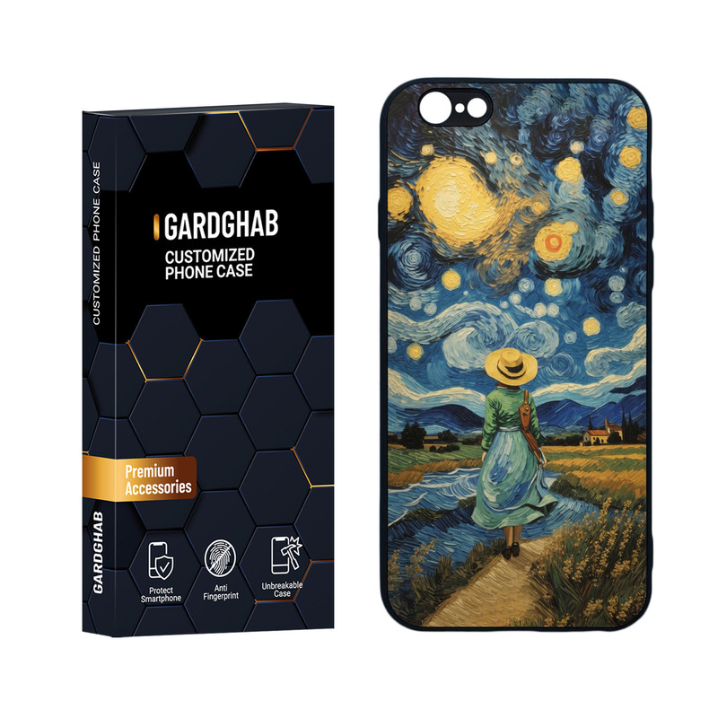 کاور گارد قاب مدل هنری مناسب برای گوشی موبایل اپل iPhone 6 / 6S