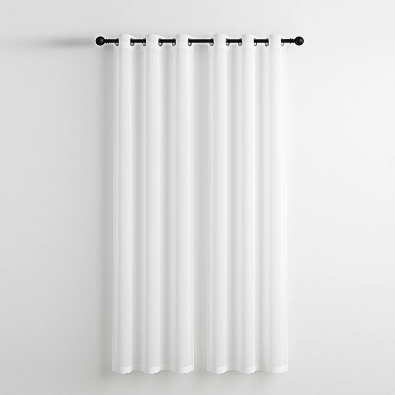 پرده پانچ مدل حریرساده سایز 160×280 سانتی متر