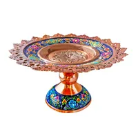 شیرینی خوری میناکاری مسی مدل پرداز کد gold25