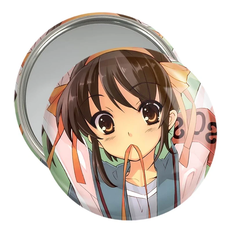 آینه جیبی خندالو مدل هاروهی انیمه The Disappearance of Haruhi Suzumiya  کد 23129