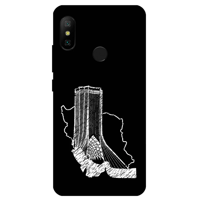 کاور مگافون طرح برج آزادی مدل 1628 مناسب برای گوشی موبایل شیائومی Redmi Note 6 Pro