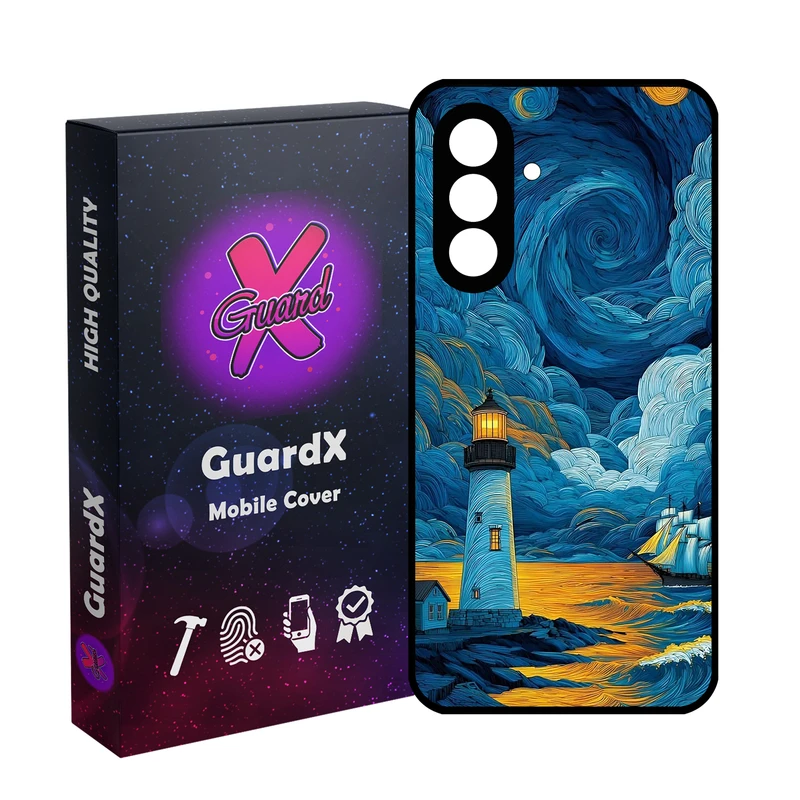 کاور گارد ایکس طرح فانوس دریایی ونگوگ مدل 10907 مناسب برای گوشی موبایل سامسونگ Galaxy S24 FE