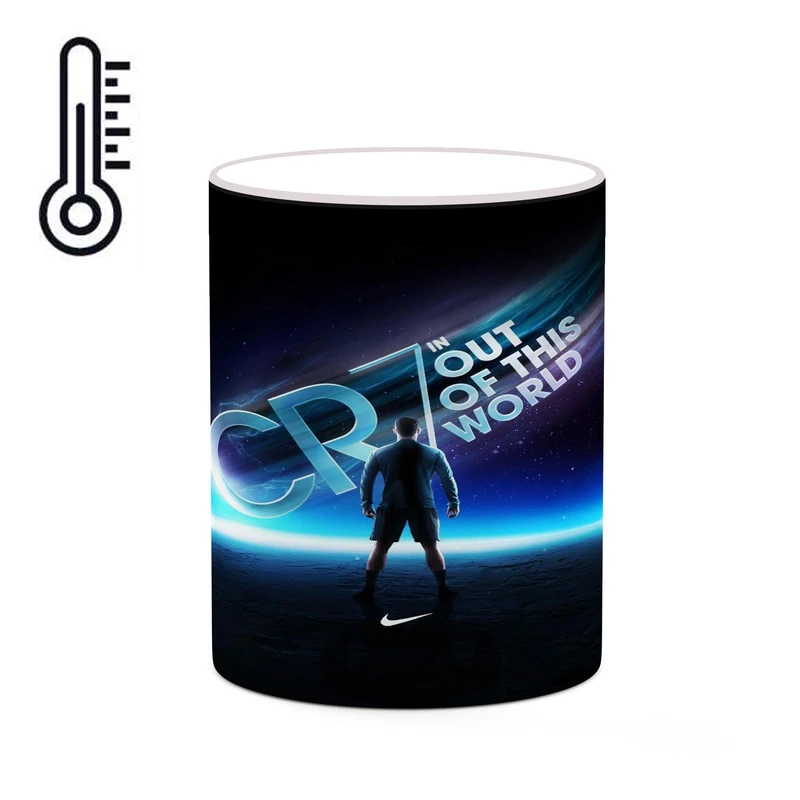 ماگ حرارتی کاکتی طرح Ronaldo رونالدو مدل mgh43040