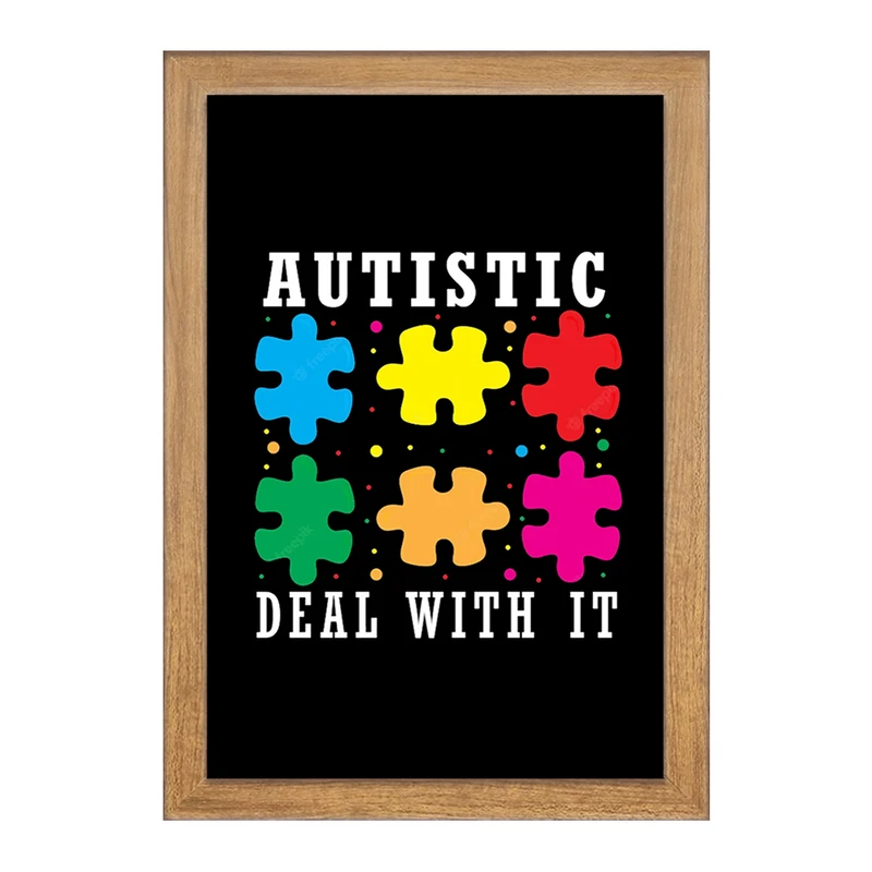 تابلو خندالو مدل اتیسم Autism کد 26727