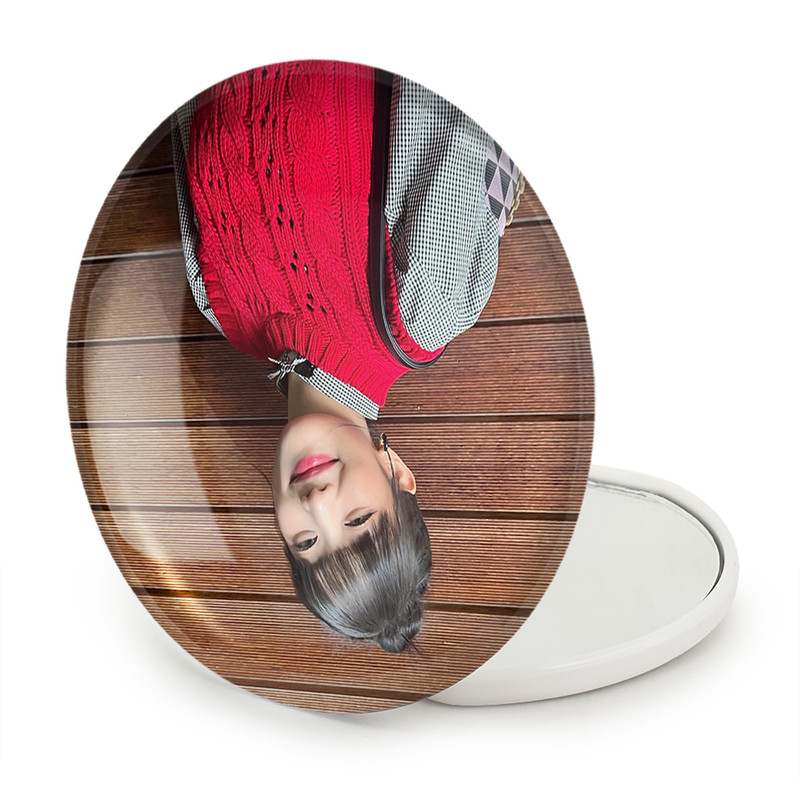 آینه جیبی خندالو طرح مینی گروه جی آیدل GIdle مدل تاشو کد 19532