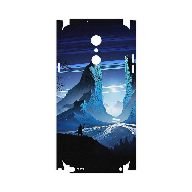 برچسب پوششی ماهوت مدل Blue Mountains Digital Art-FullSkin مناسب برای گوشی موبایل ال جی Q Stylus
