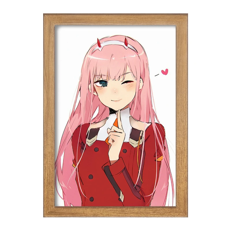 تابلو خندالو مدل زیروتو انیمه دارلینگ Darling  کد 10509