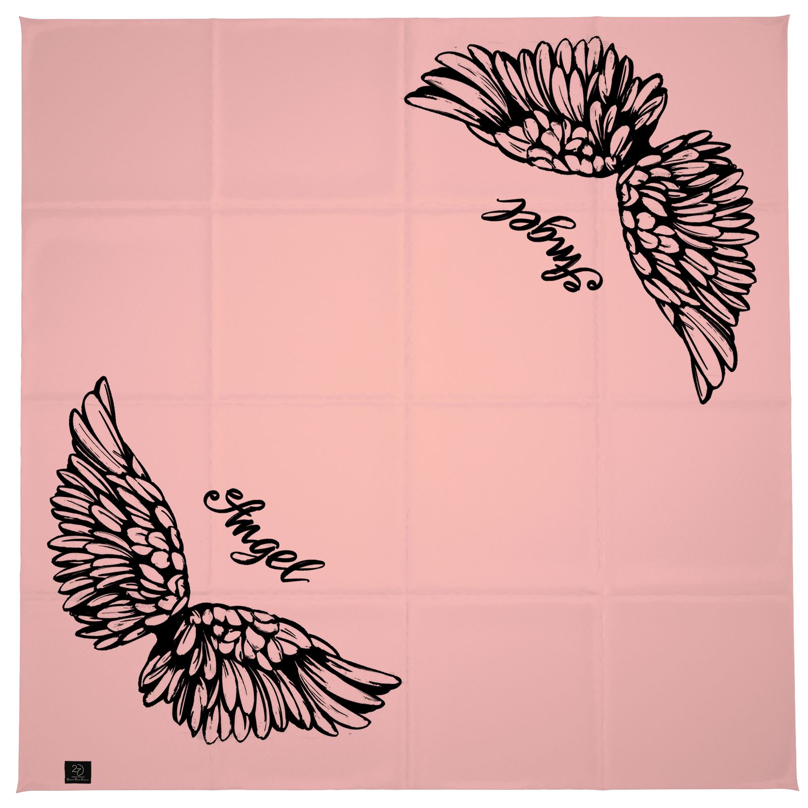  روسری زنانه 27 طرح angel کد H08 -  - 6