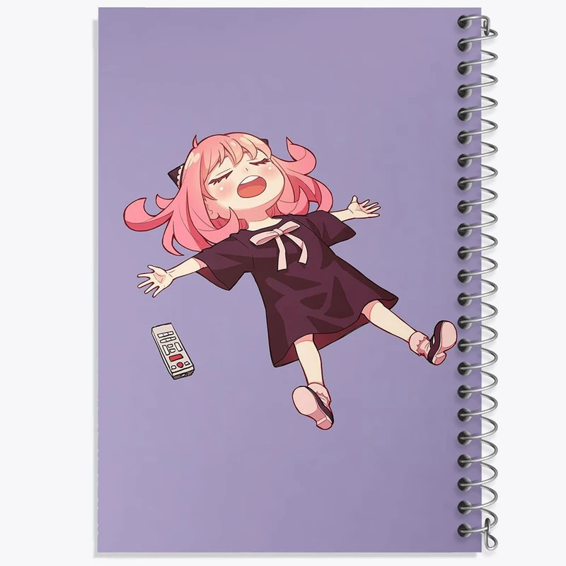 دفتر نقاشی 50 برگ خندالو مدل آنیا فورجر انیمه اسپای ایکس فمیلی Spy x Family کد 15545