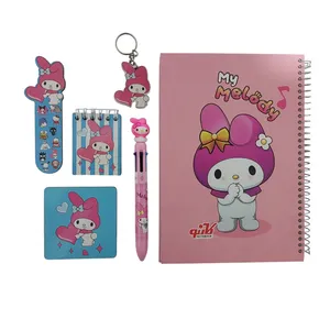 بسته لوازم تحریر طرح ملودی بسته 6 عددی