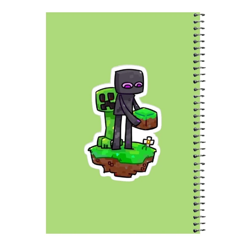 دفتر مشق 80 برگ اس جی مدل ماینکرفت کد۱۶   