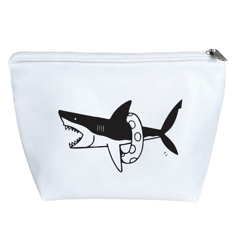 کیف لوازم آرایش دخترانه خندالو مدل کوسه کد 8918