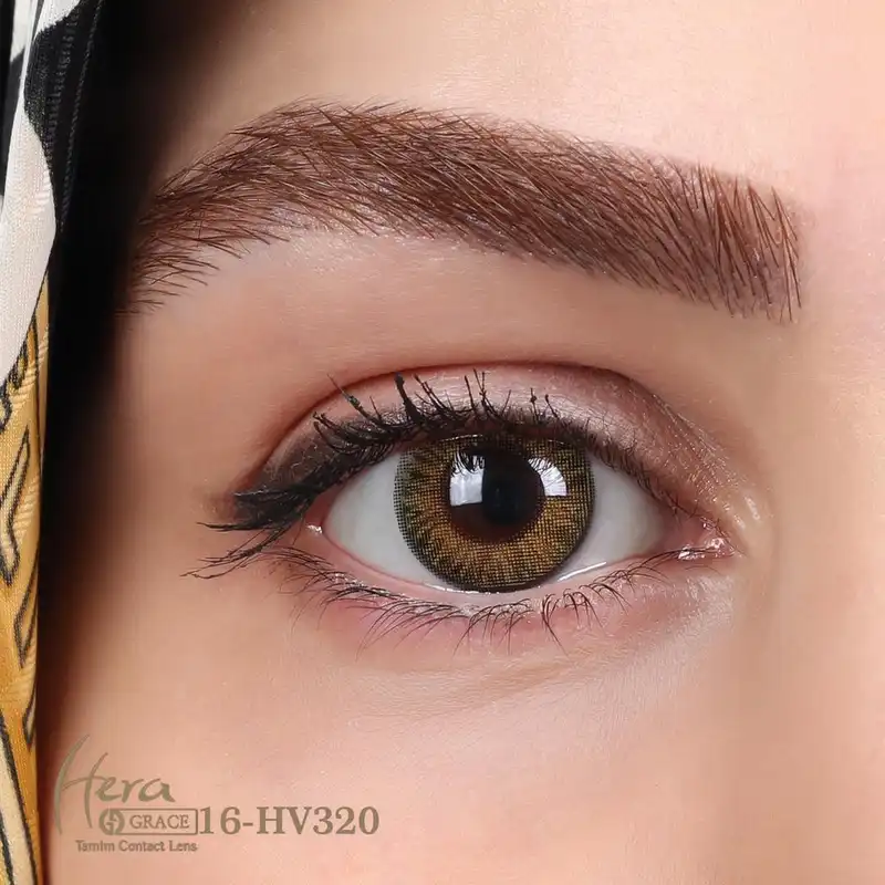 لنز چشم گریس هرا شماره 16 رنگ خاکستری عسلی