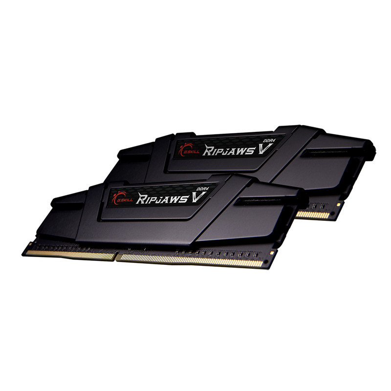 رم دسکتاپ DDR4 دو کاناله 3200 مگاهرتز CL16 جی اسکیل سری Ripjaws V ظرفیت 32 گیگابایت