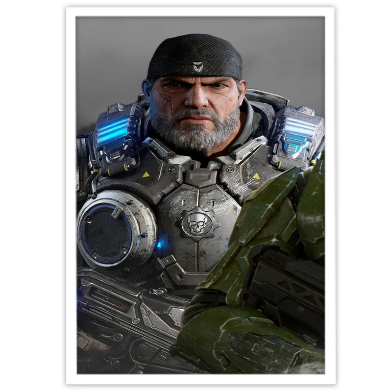 تابلو بکلیت طرح بازی چرخ دنده های جنگ مدل W-S2434