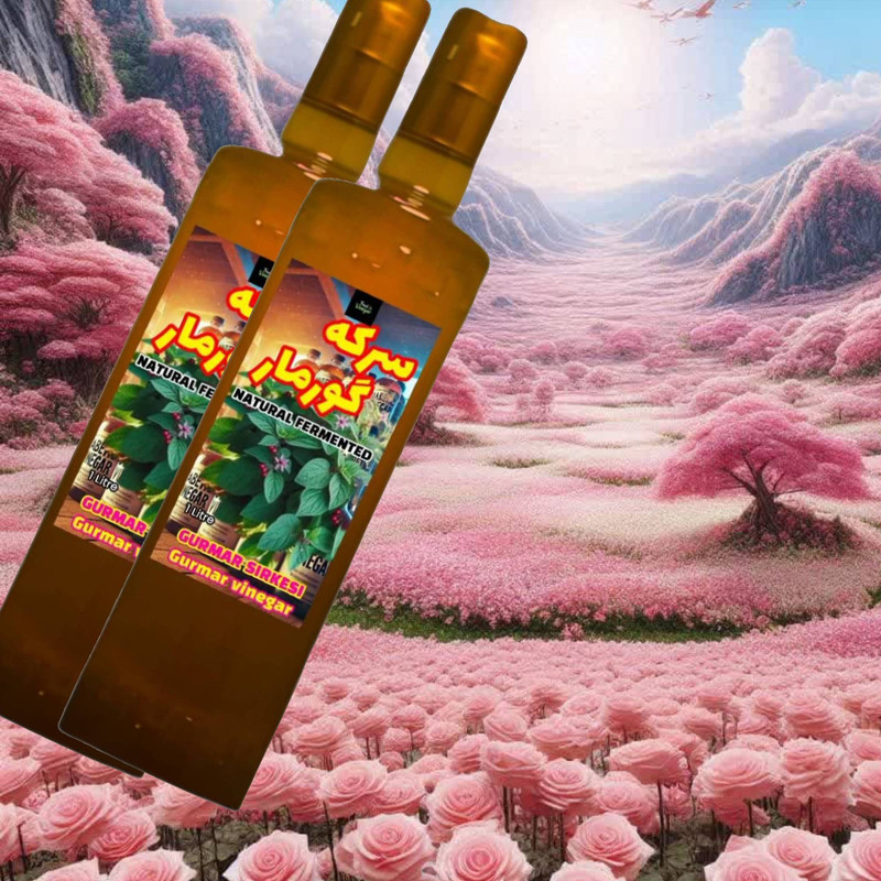 سرکه گورمار گیاهی سرکه سرا - 1 لیتر بسته 2 عددی