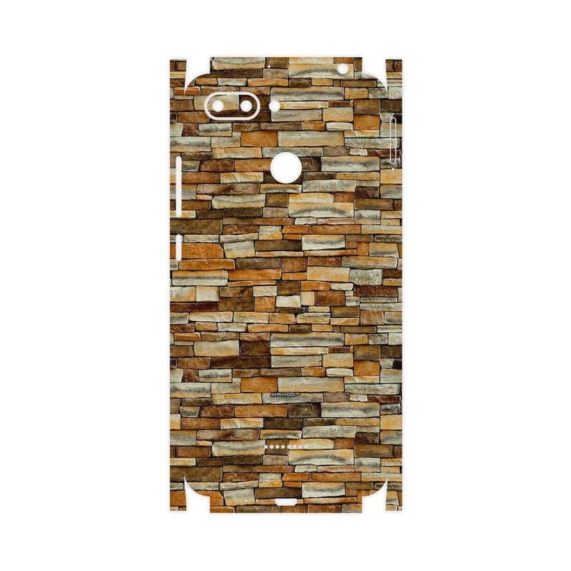 برچسب پوششی ماهوت مدل brickwall-FullSkin مناسب برای گوشی موبایل شیائومی Redmi 6