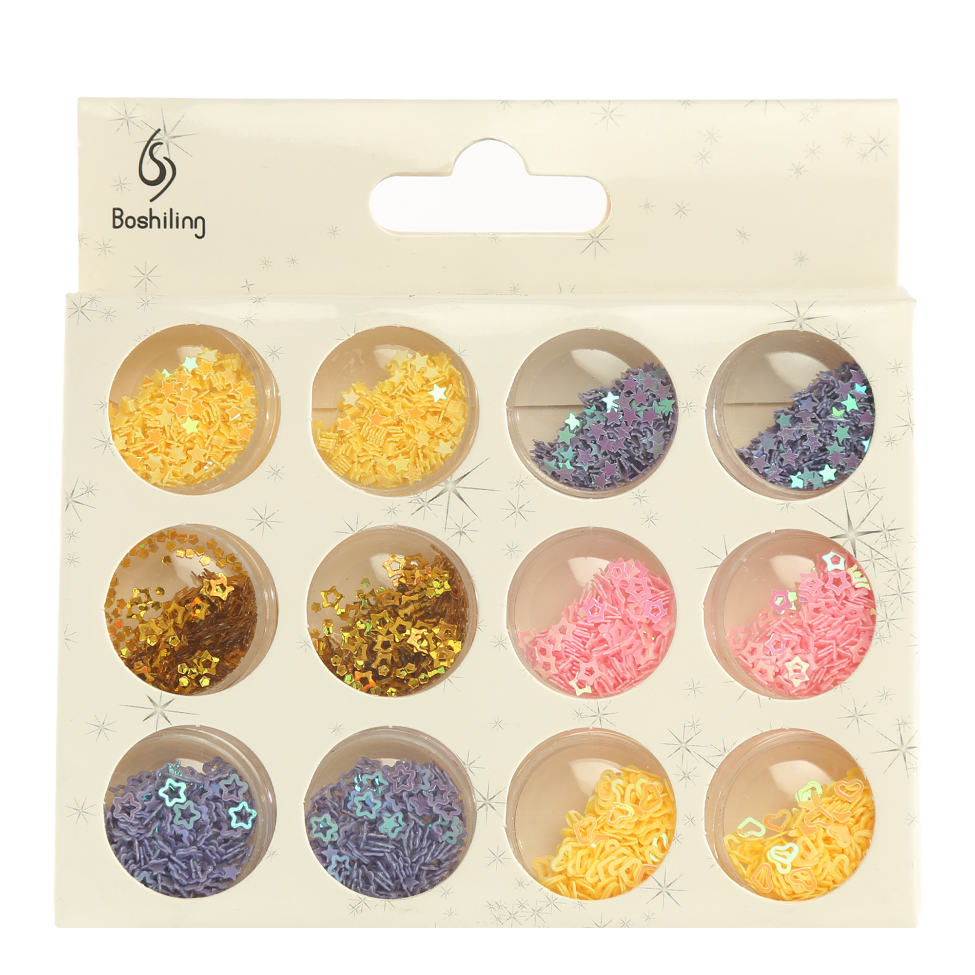 تزیین ناخن مدل STSR مجموعه 12 عددی