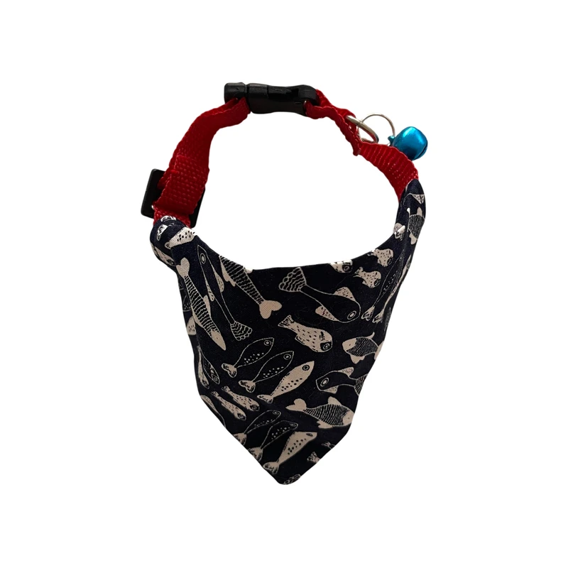  قلاده طرح دستمال گردنی سگ و گربه مدل GHD4