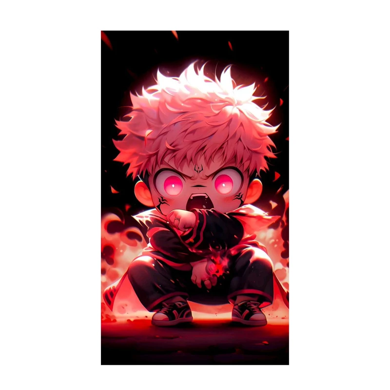 استیکر لپ تاپ و موبایل مدل انیمه طرح جوجوتسو کایسن ریومن سوکونا jujutsu kaisen ryomen sukuna کد 606