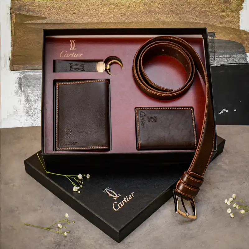 ست هدیه مدل چرم گاوی S1020