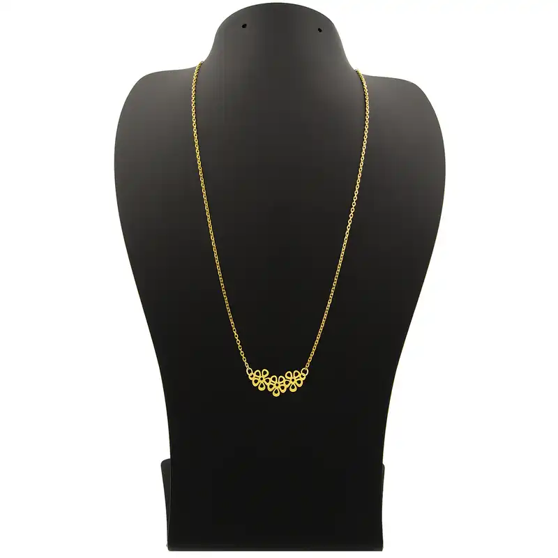 گردنبند طلا 18 عیار زنانه مانچو کد sfgs025