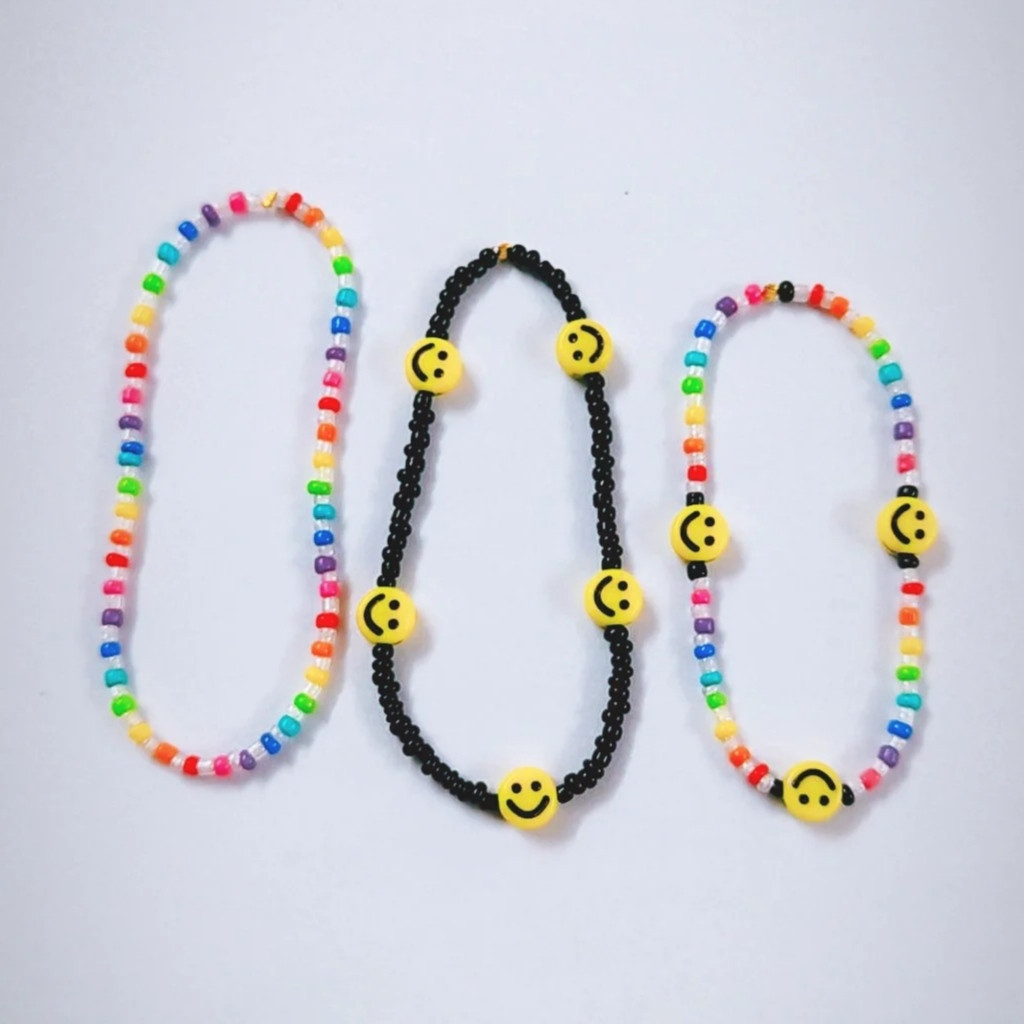 دستبند دخترانه مدل Smile 02 مجموعه 3 عددی دستبند دخترانه مدل Smile 02 مجموعه 3 عددی