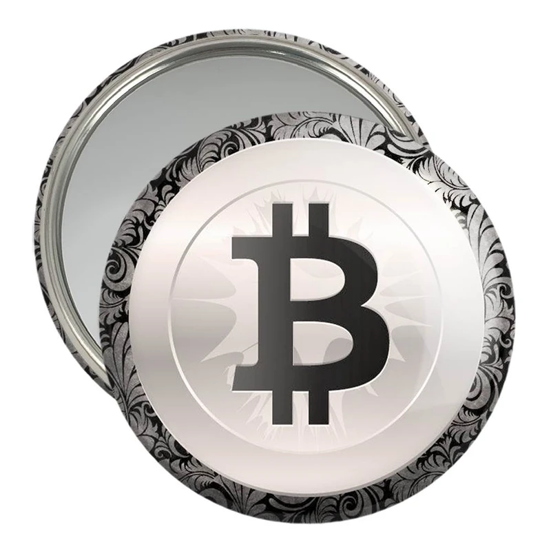 آینه جیبی خندالو مدل ارز دیجیتال بیت کوین  کد 10869