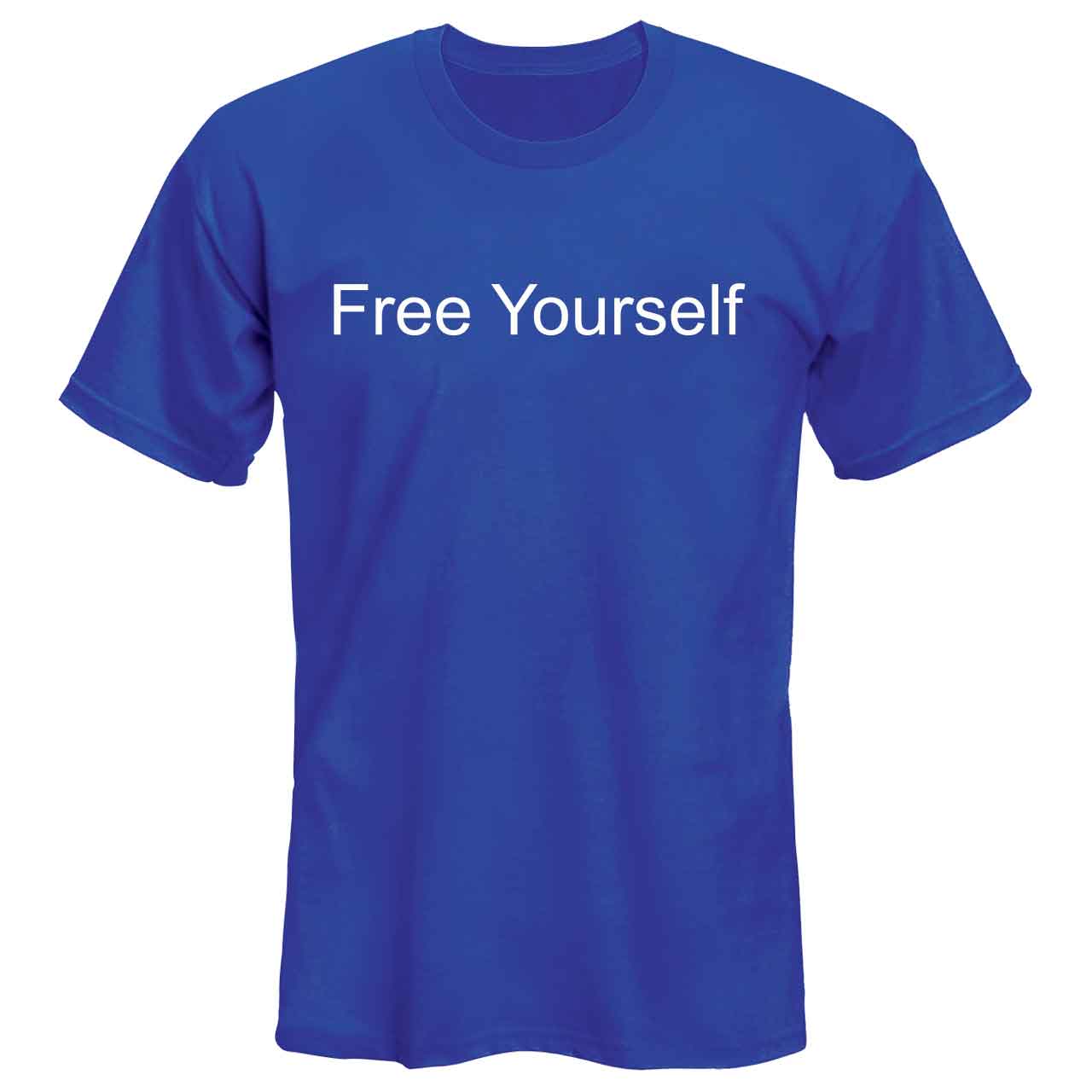 تیشرت زنانه طرح Free yourself کد 53021