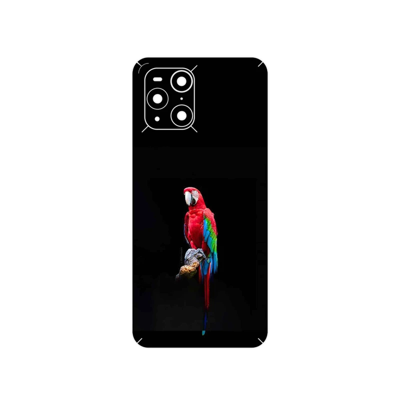برچسب پوششی ماهوت مدل Parrot مناسب برای گوشی موبایل اپو Find X3 Pro