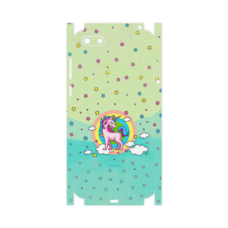 برچسب پوششی ماهوت مدل Rainbow unicorn adventure-FullSkin مناسب برای گوشی موبایل هوآوی Y5 Prime 2018