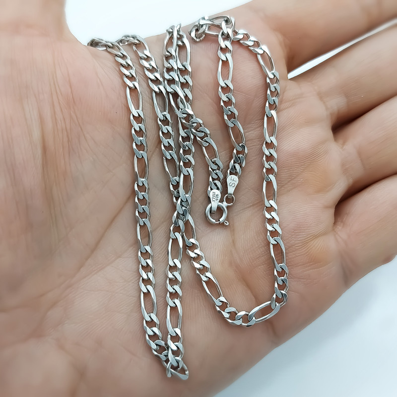 زنجیر نقره مردانه مدل فیگارو VZ5486 زنجیر نقره مردانه مدل فیگارو VZ5486