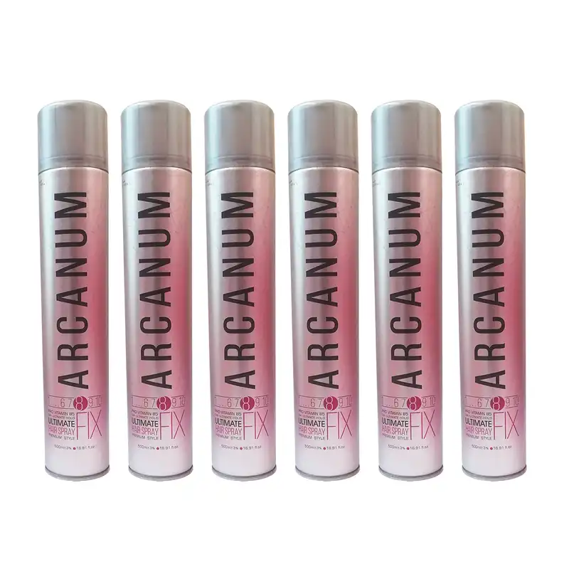 اسپری مو آرکانوم مدل Ultimate حجم 500 میلی لیتر مجموعه 6 عددی