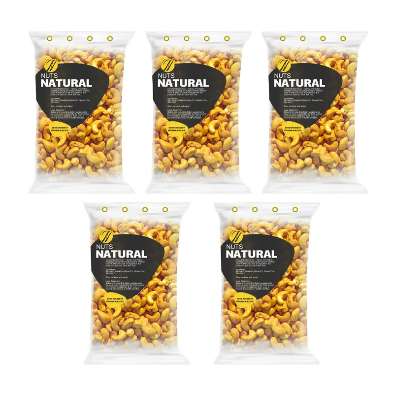 بادادم هندی شور زعفرانی نچرال - 100 گرم بسته 5 عددی