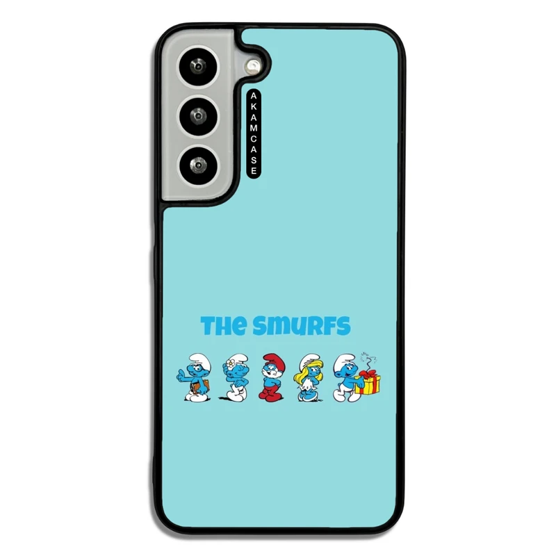 کاور آکام مدل AMC-WSGS22-SMURFS-22 مناسب برای گوشی موبایل سامسونگ Galaxy S22