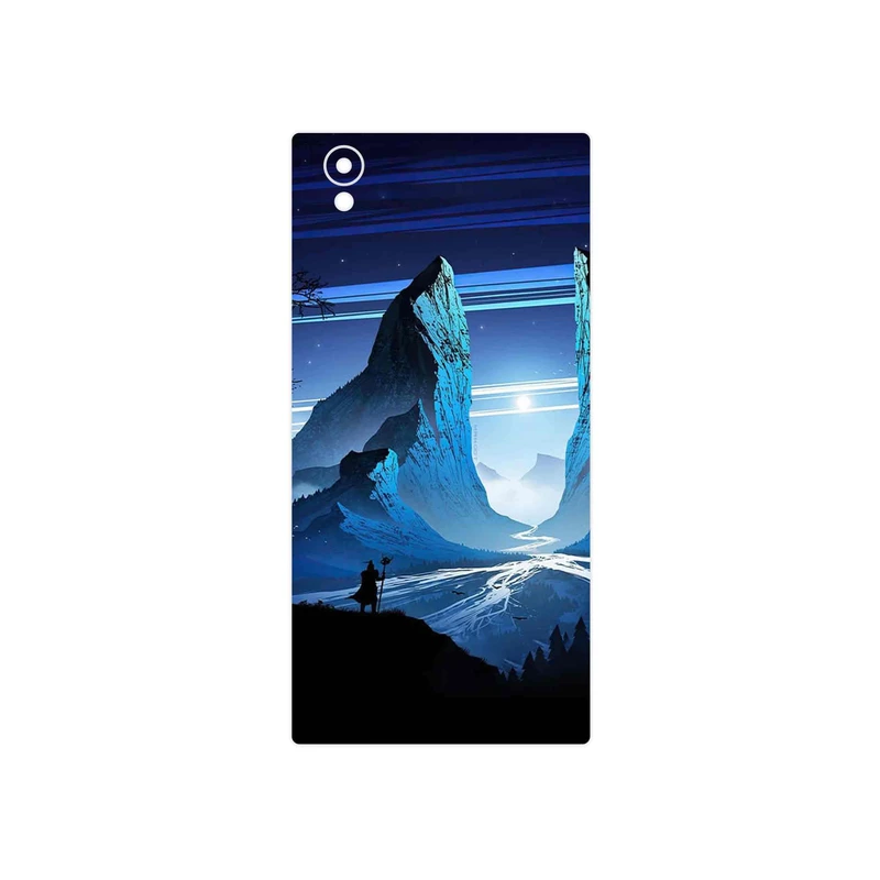 برچسب پوششی ماهوت مدل Blue Mountains Digital Art مناسب برای گوشی موبایل سونی Xperia L1