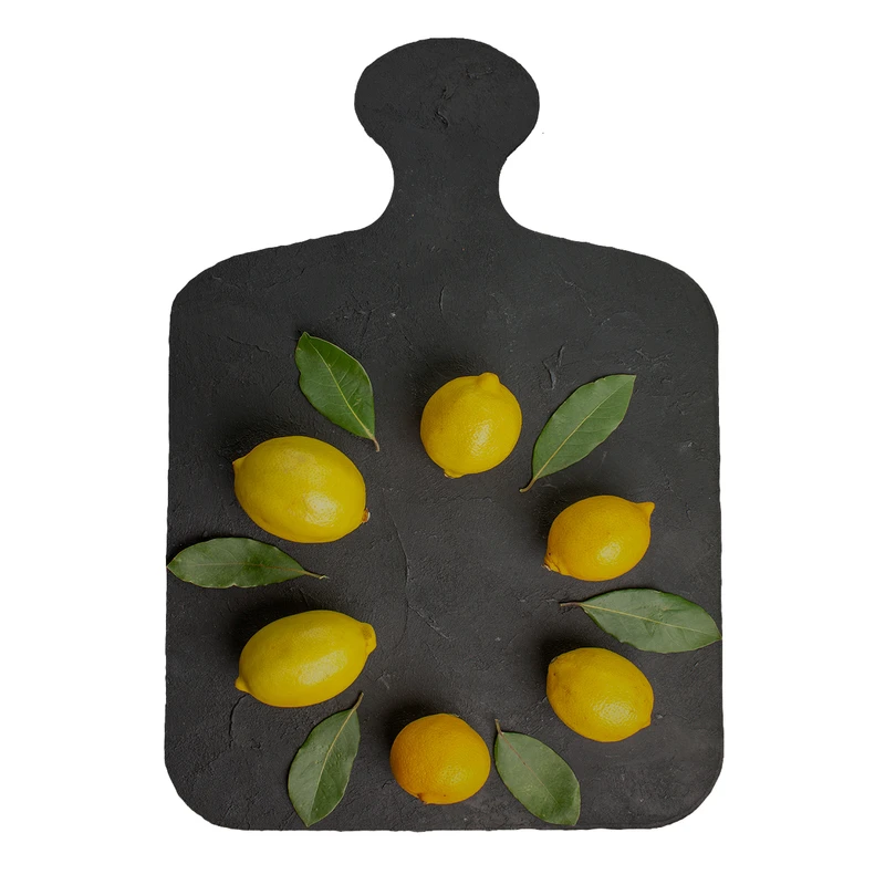 پادری مدل تخته گوشت طرح لیمو و برگ کد 8484 سایز 110×80 سانتی متر