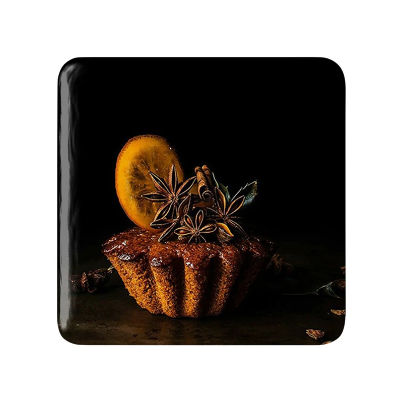 مگنت خندالو طرح شیرینی جات مدل مربعی کد 31146