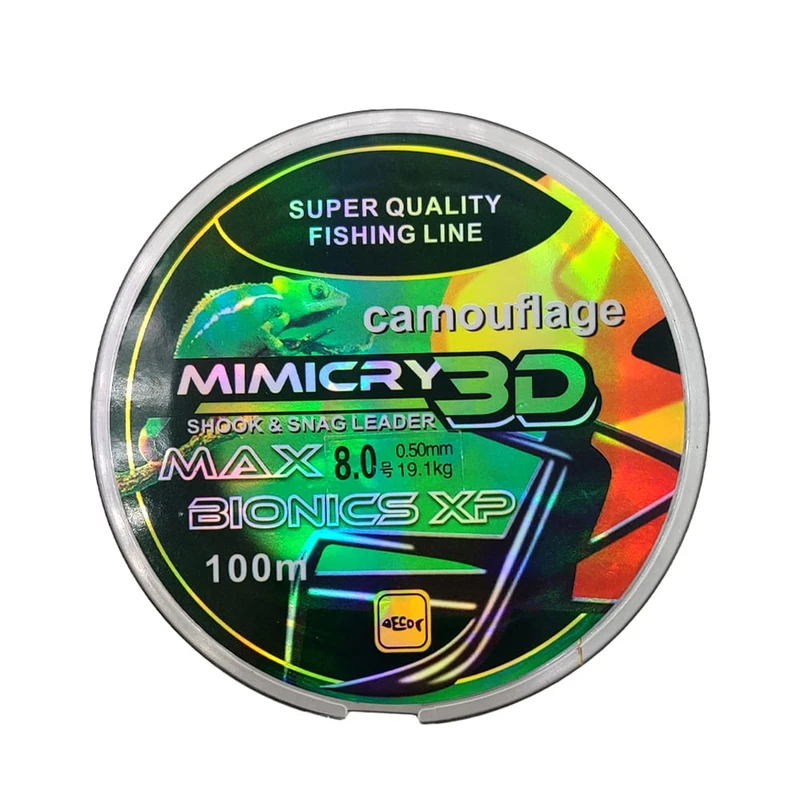 نخ ماهیگیری کاموفلیج مدل 100 متری سایز 0.50