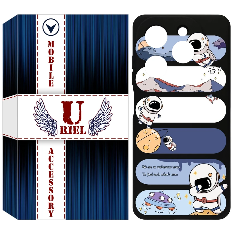 کاور یوریل مدل KSH کد 30 طرح کهکشان مناسب برای گوشی موبایل تکنو Spark 20 / Spark Go 2024