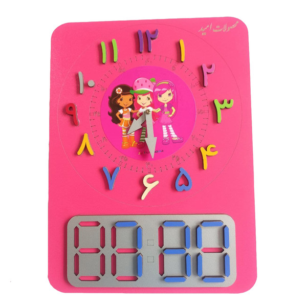 بازی آموزشی ساعت محصولات امید مدل دختر توت فرنگی کد F508