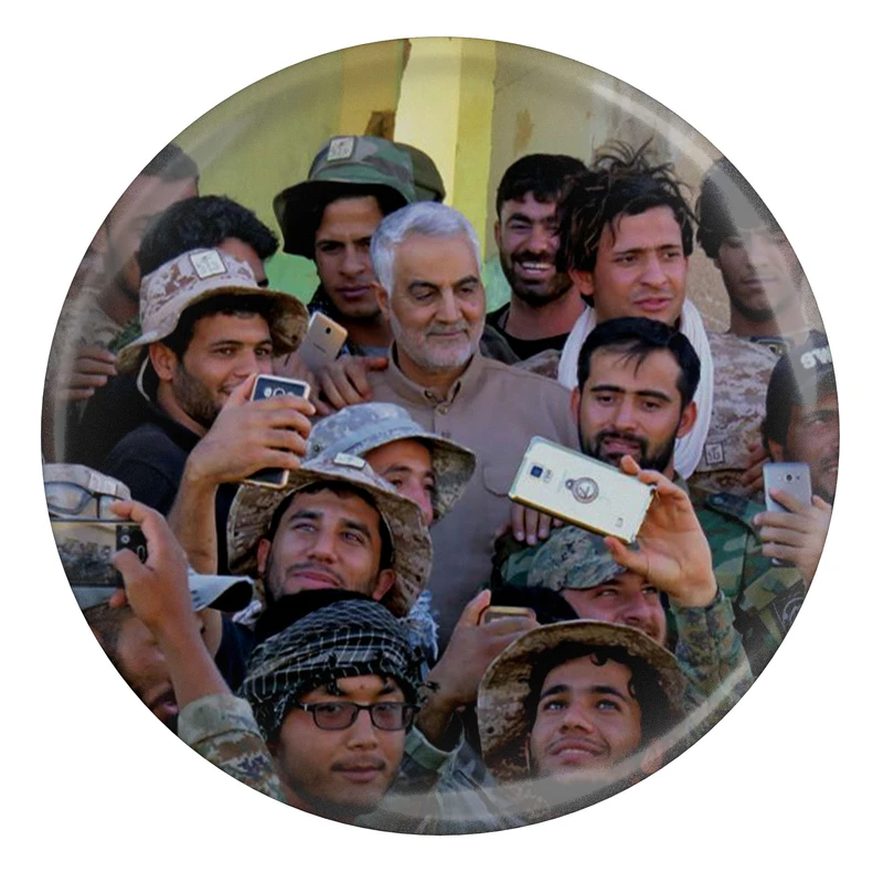  مگنت طرح سپهبد شهید حاج قاسم سلیمانی مدل S12231 