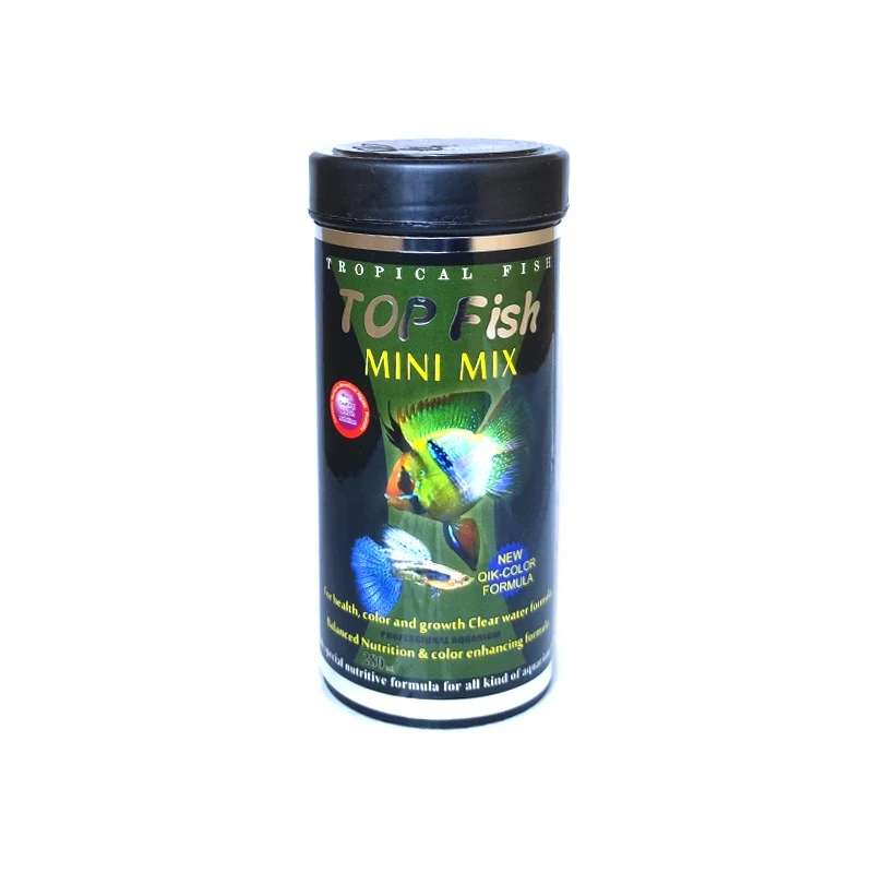 غذای ماهی مدل تاپ فیش مینی میکس وزن 160 گرم