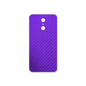 MAHOOT Purple-Fiber Cover Sticker for LG Q7