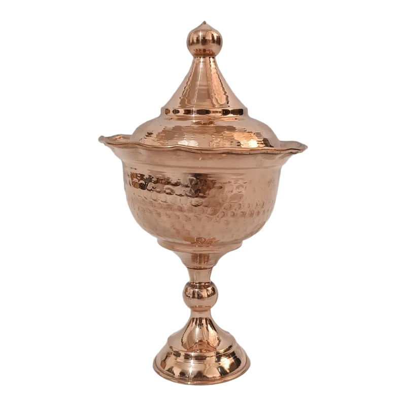 قندان مسی مدل پایه دار کد H-2057