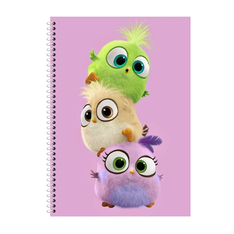 دفتر زبان 50 برگ آلبالو طرح فانتزی کد 1110